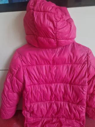 Piumino rosa bambina