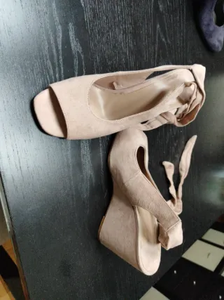 Sandalias Stradivarius rosa palo n°36