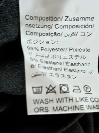 Camiseta negra escote transparente Talla S