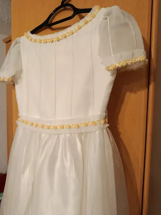 Vestido de Comunión Largo con CanCan