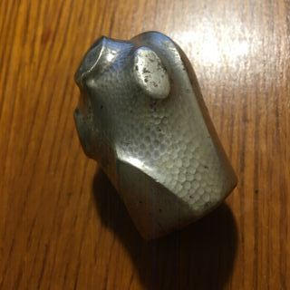 Empuñadura bastón antigua Alpaca