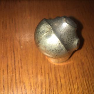 Empuñadura bastón antigua Alpaca