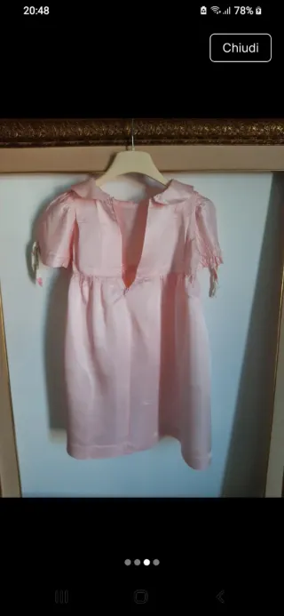 Vestitino bimba rosa