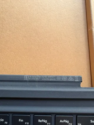 Teclado Microsoft Surface Pro X Negro