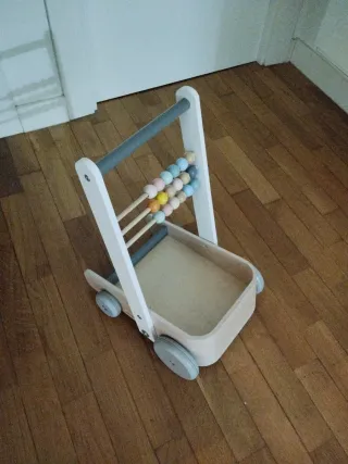 Correoasillos madera Montessori Janod con ábaco