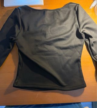 Camisa negra suave talla S