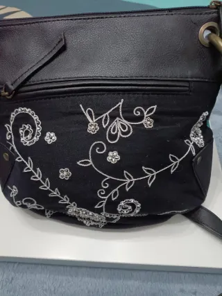 Bolso Desigual pedrería negro multicolor