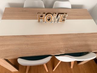 Mesa Comedor Nórdica + 6 Sillas