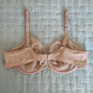 Sujetador encaje beige