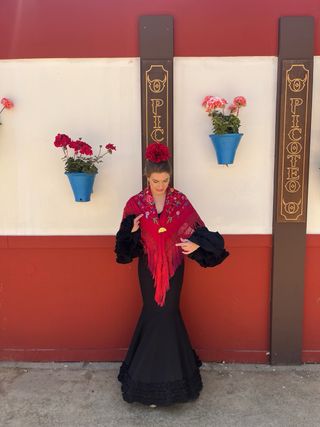 Vestido Sibilina Flamenco Negro