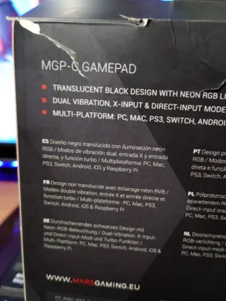 Mando PC/PS3 con Luces LED RGB