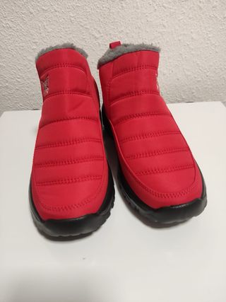 Botas de invierno Shein rojas y negras