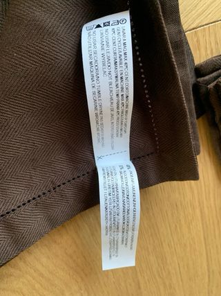 Servilletas Zara Home tela marrón