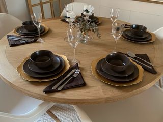 Servilletas Zara Home tela marrón