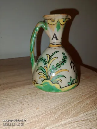 Jarrita antigua decorada 13 cm
