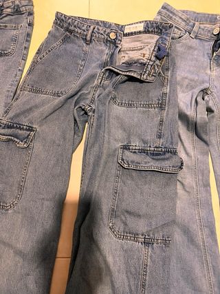 Lote 4 Pantalones Vaqueros Niña Talla 12