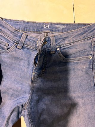 Lote 4 Pantalones Vaqueros Niña Talla 12