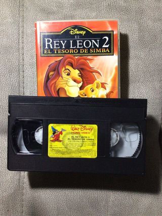 Película VHS El Rey León 2: El Tesoro de Simba