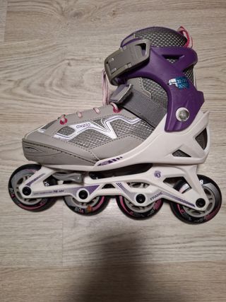 Patines Oxelo Niños Ajustables Talla Gris