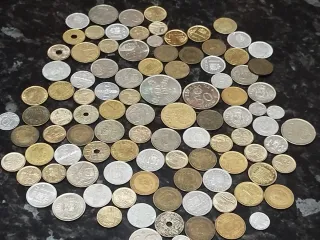 Lote 100 Monedas Antiguas España