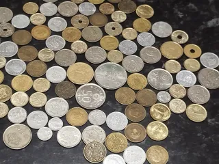 Lote 100 Monedas Antiguas España