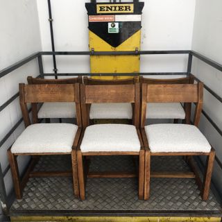 Sillas Diseño Brutalista Mid Century Vintage