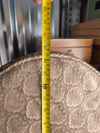 Cojín de plumas vintage alta calidad buen estado