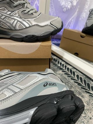 Asics Gris Plata Zapatillas Deportivas