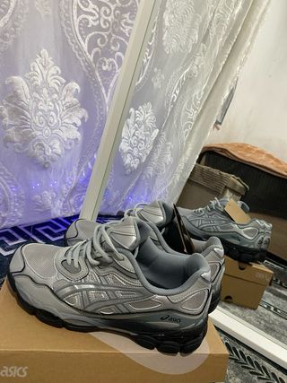 Asics Gris Plata Zapatillas Deportivas