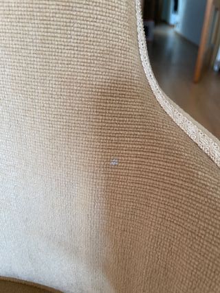 Sedia vintage piccola beige/rosa