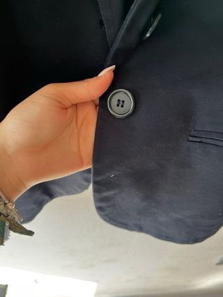 Chaqueta azul marino de mujer