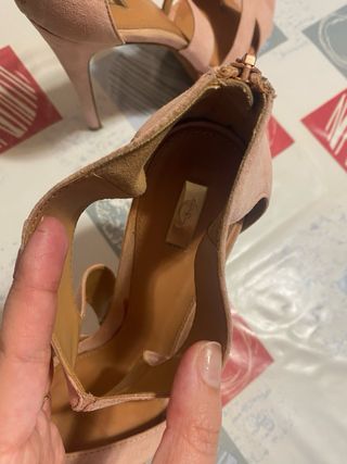 Sandalias Stradivarius Talla 41 Rosa