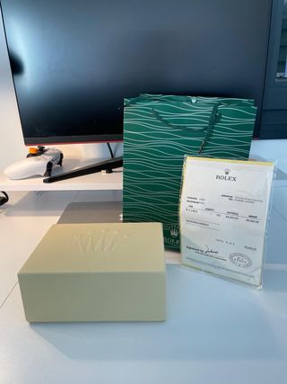 Rolex Submariner Negro y Plateado