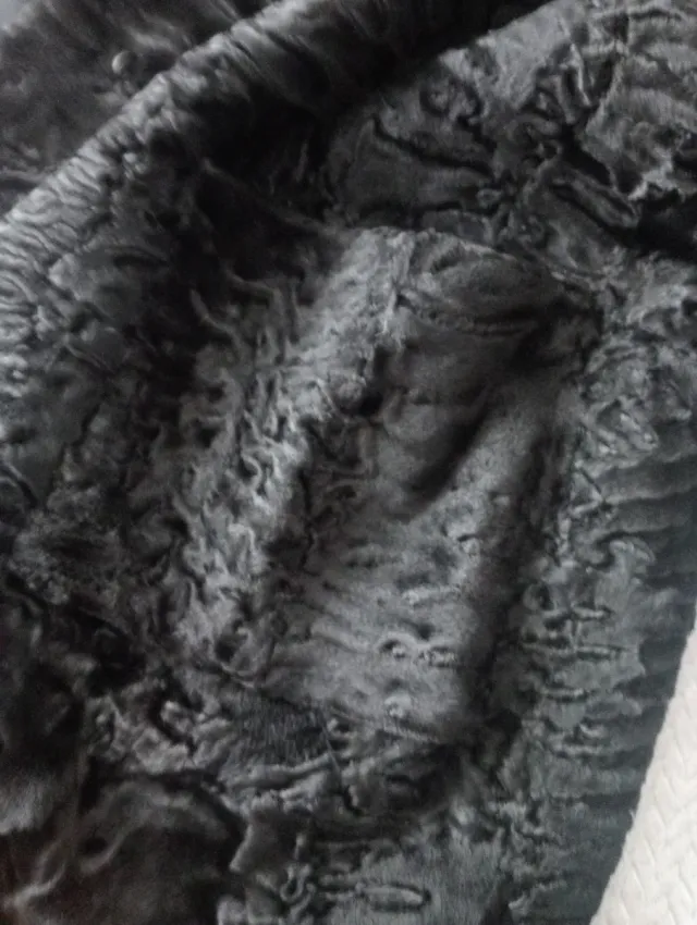 Chaquetón de astracán Antonio Jurado negro