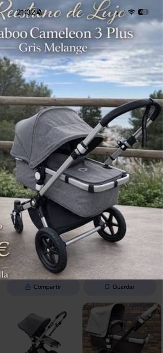 Bugaboo Camaleón 3 grigio melange