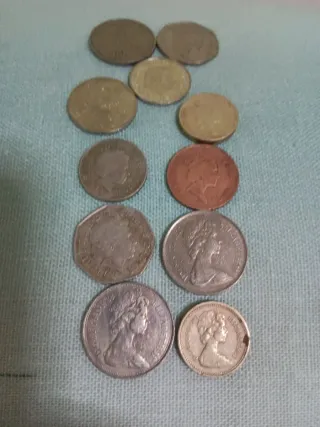 Lote de monedas antiguas