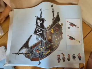 Barco Pirata tipo Lego