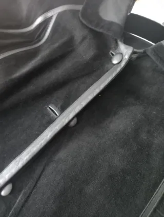 Abrigo de piel Martinez negro