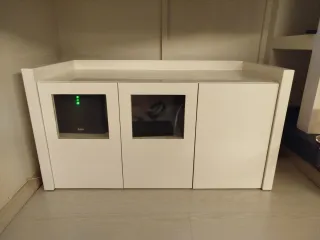 Mueble auxiliar comedor blanco lacado