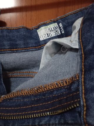 Vaqueros Kiabi Slim Mujer Talla 40