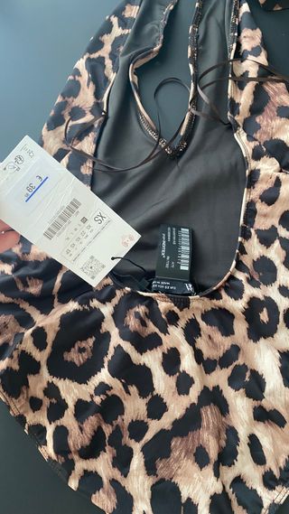 Bañador Zara Animal Print
