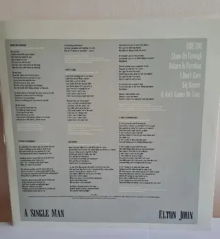 Vinilo Elton John A Single Man