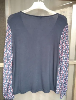 Camiseta Cortefiel Estampada Manga Larga