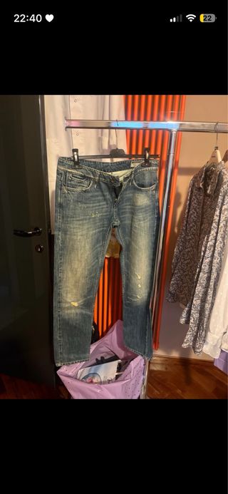 Pantaloni jeans vita bassa