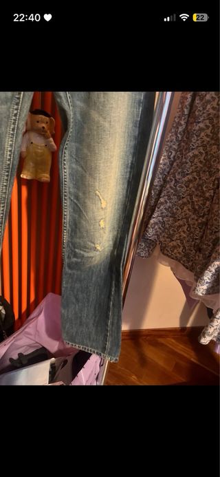 Pantaloni jeans vita bassa