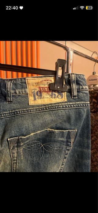 Pantaloni jeans vita bassa