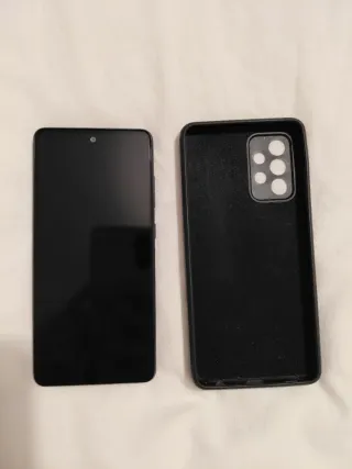 Samsung Galaxy A52s 5G Negro Con funda Cero rayas