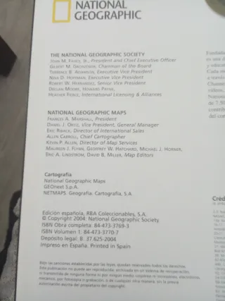 ATLAS NATIONAL GEOGRAPHIC-EUROPA I,II, III