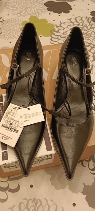 Zapatos piel nuevos zara