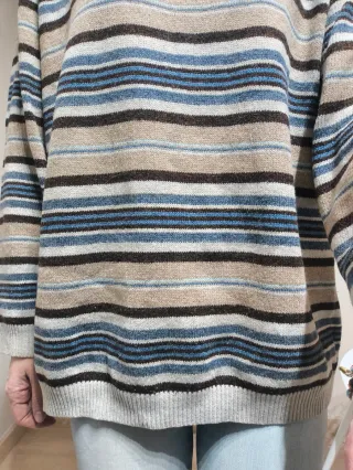 Jersey vintage oversize rayas